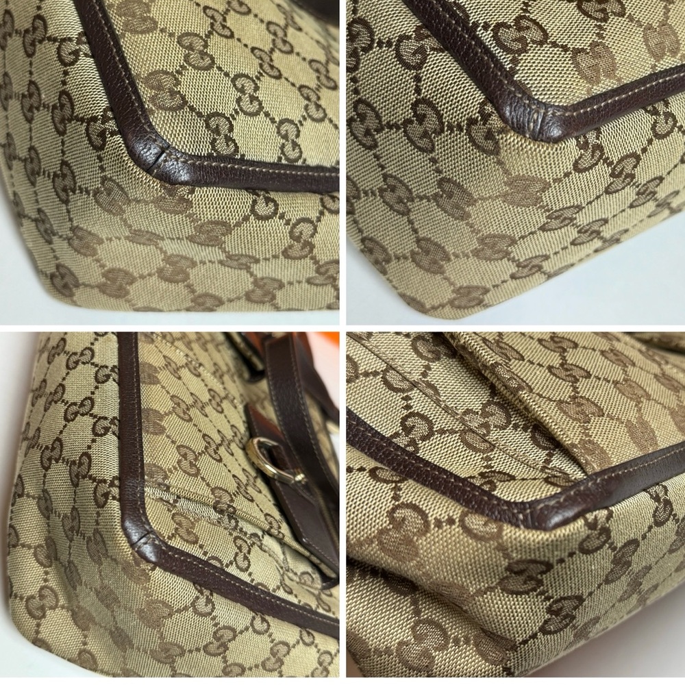 Auth GUCCI Preowned  EUC with COA GG Canvas Abby Tote Bag - Picture 12 of 17